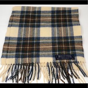 Unisex Highland Tweeds Lambswool Scarf